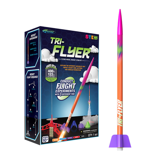 Tri-Flier Rocket and Box