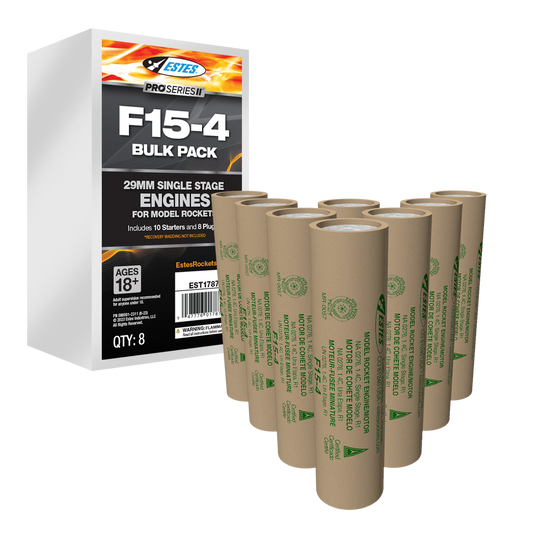 Estes F15-4 Rocket Engine Bulk Pack
