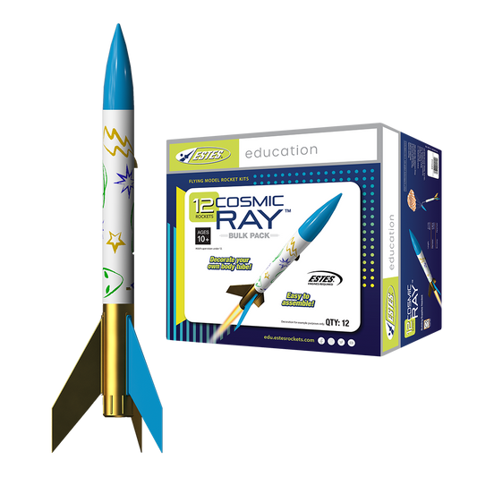 Estes Cosmic Ray Model Rocket Bulk Pack