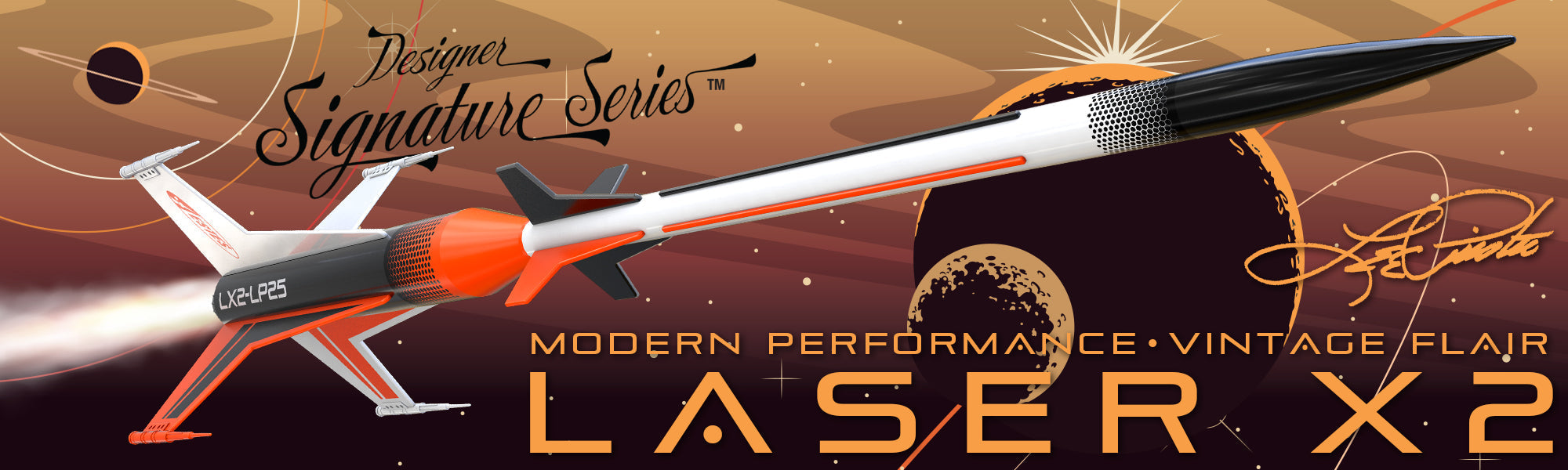 Laser X2 Model Rocket - Lee Piester's Futuristic Redesign | Estes
