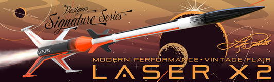 Estes Laser X2 Model Rocket – A Futuristic Classic, Reimagined