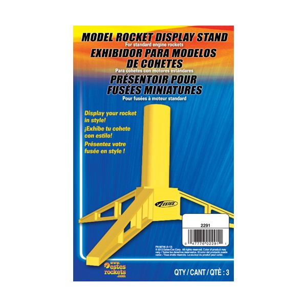 Estes Model Rocket Display Stand (standard engine size)