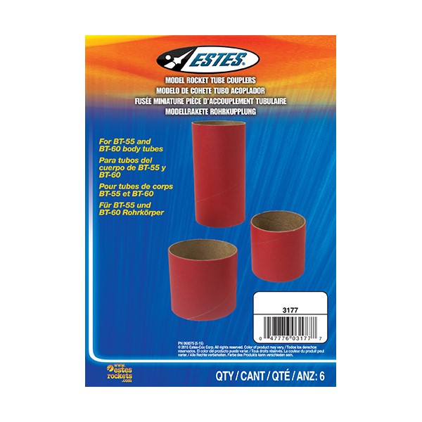 BT55 - BT60 Tube Couplers for Model Rocket Building 