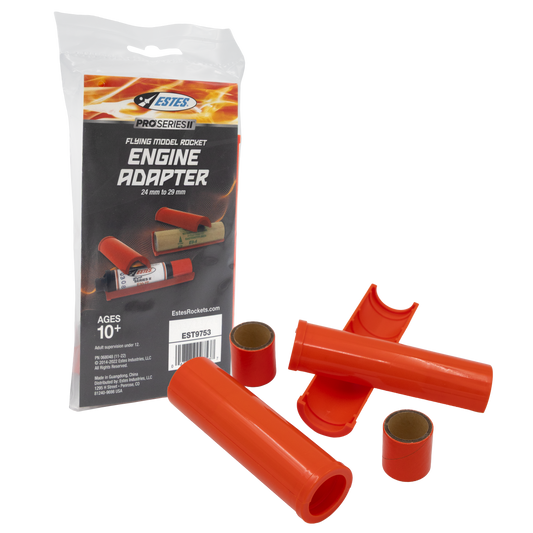 24mm to 29mm Rocket Engine Adapters Pack of 2 - Model Rocket Parts and Accessories