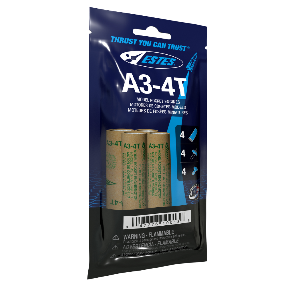 Estes A3-4T Model Rocket Engines