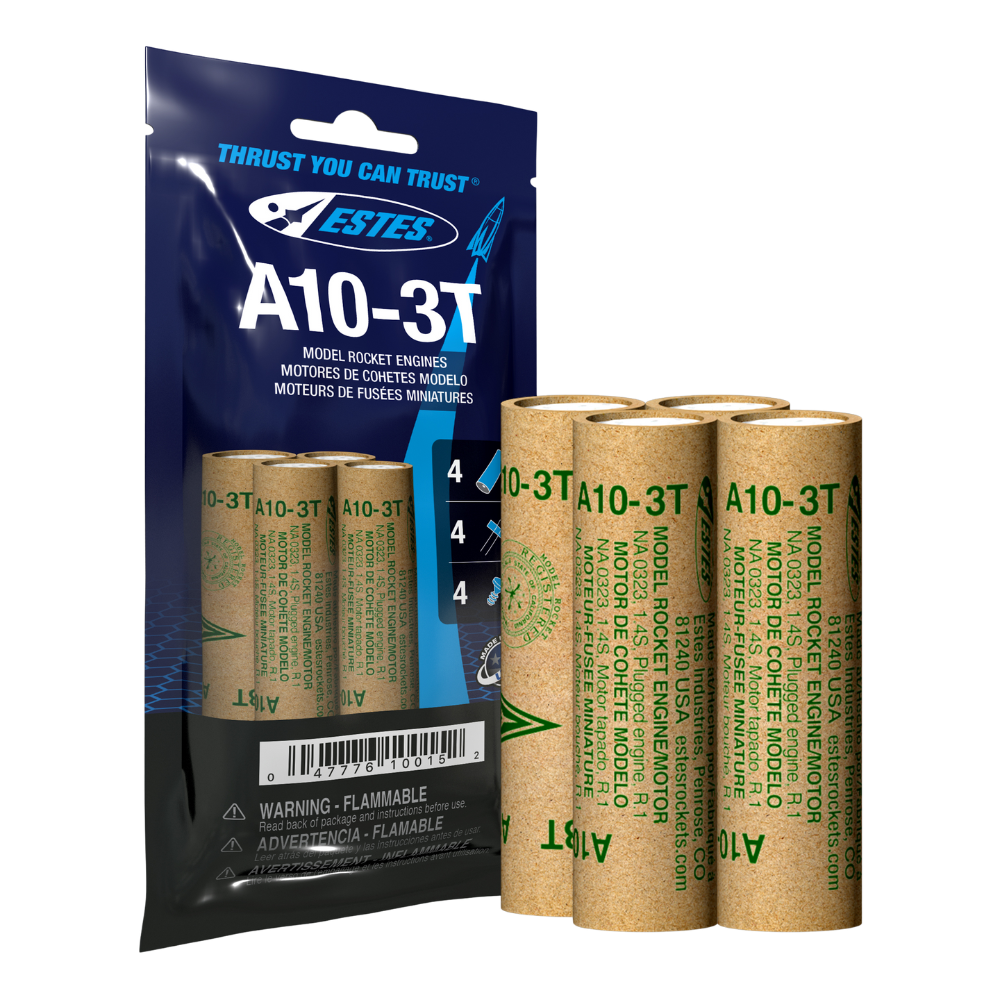 Estes A10-3T 13mm Model Rocket Engines