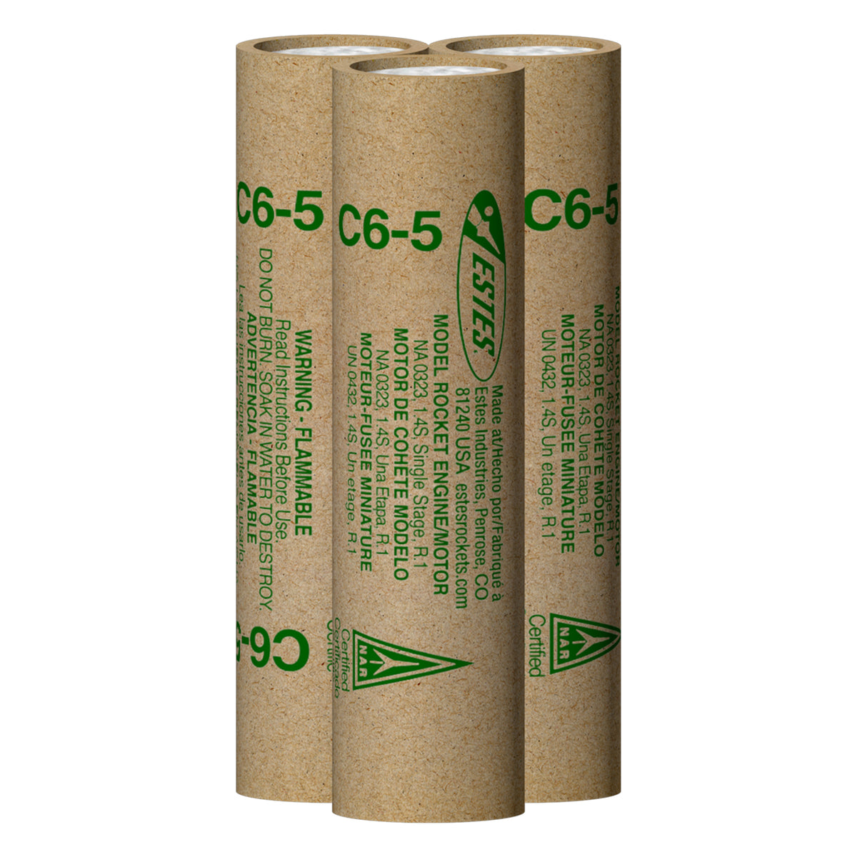 C6‑5 Model Rocket Engines - 18 mm Mid‑Power Performance | Estes Rockets