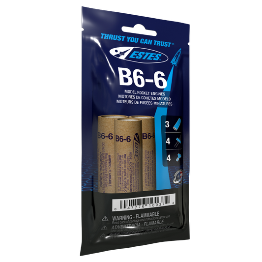 Estes B6-6 Model Rocket Engines