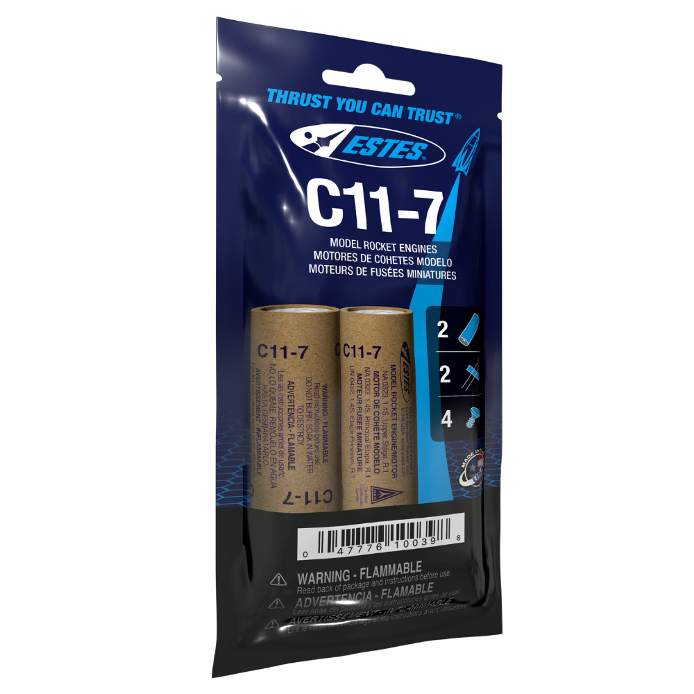 Estes C11-7 Model Rocket Engines