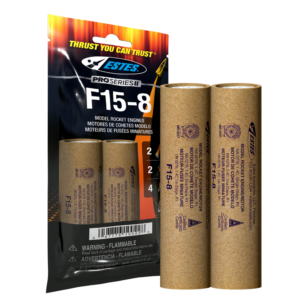 Estes F15-8 Rocket Engines 2 Pack