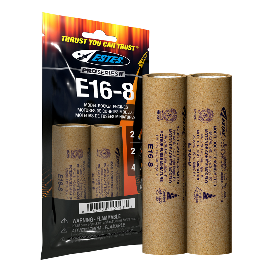Estes E Model Rocket Engines - High-Power Motors | Estes Rockets