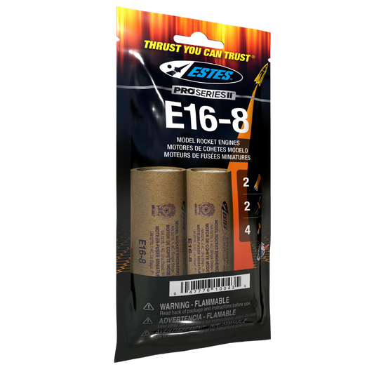 Estes E16-8 Model Rocket Engines