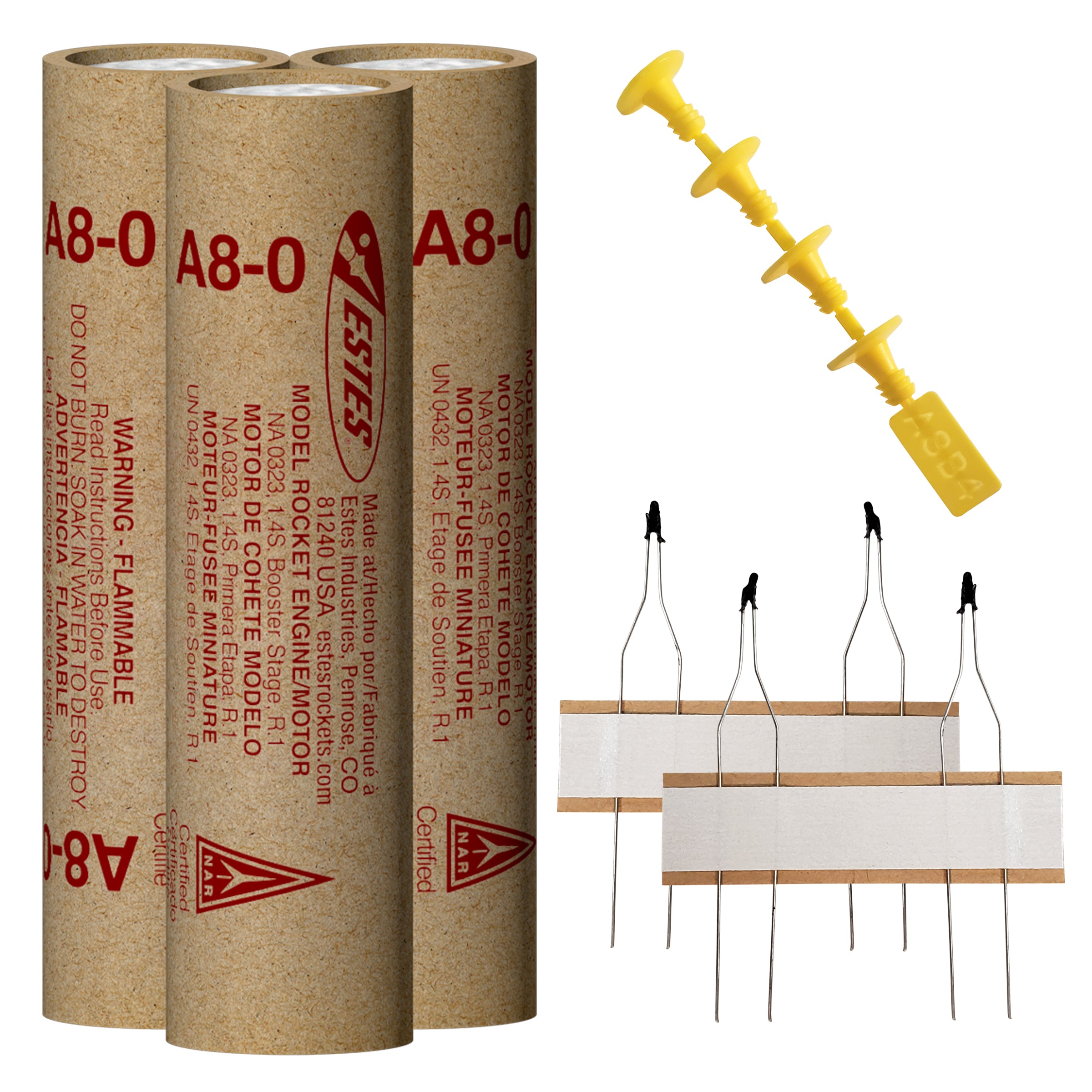 A8-0 18mm Model Rocket Booster Engines | Estes Rockets