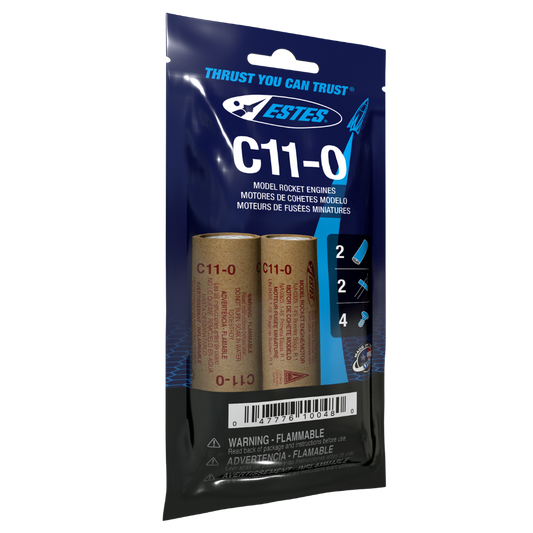 Estes C11-0 Model Rocket Engines