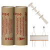 Estes D12-0 Model Rocket Engines with Plugs and Ignitors