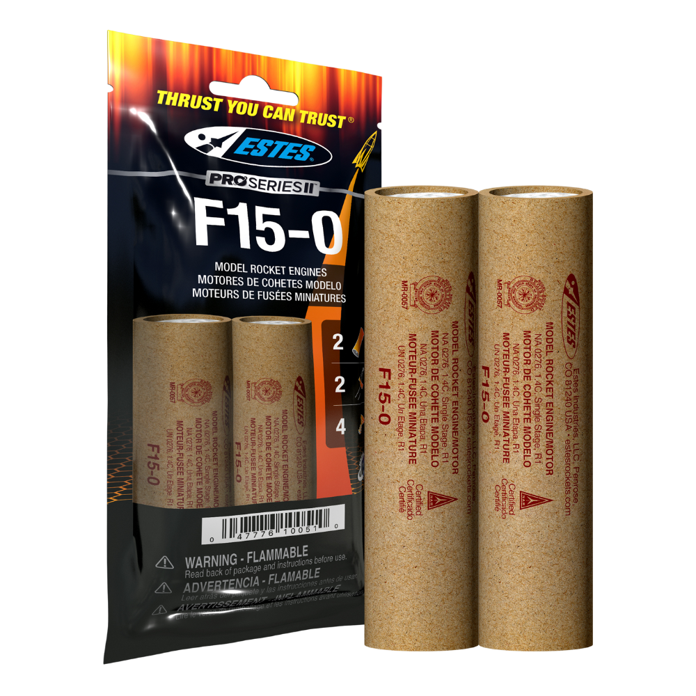 Estes F15-0 Model Rocket Engines