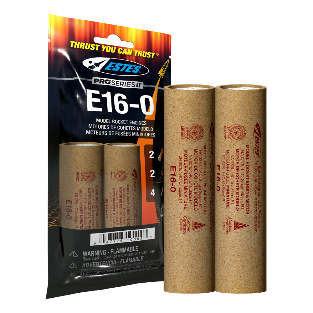 Estes E16-0 29mm Model Rocket Engines
