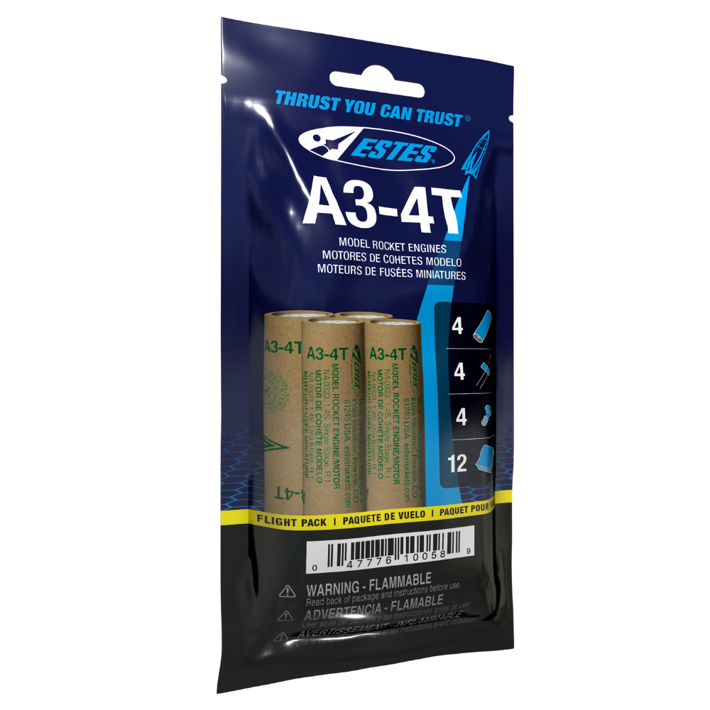 Estes A3-4T Engine Flight Pack 