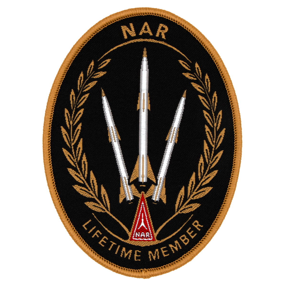 National Association of Rocketry (NAR) Lifetime Member Patch