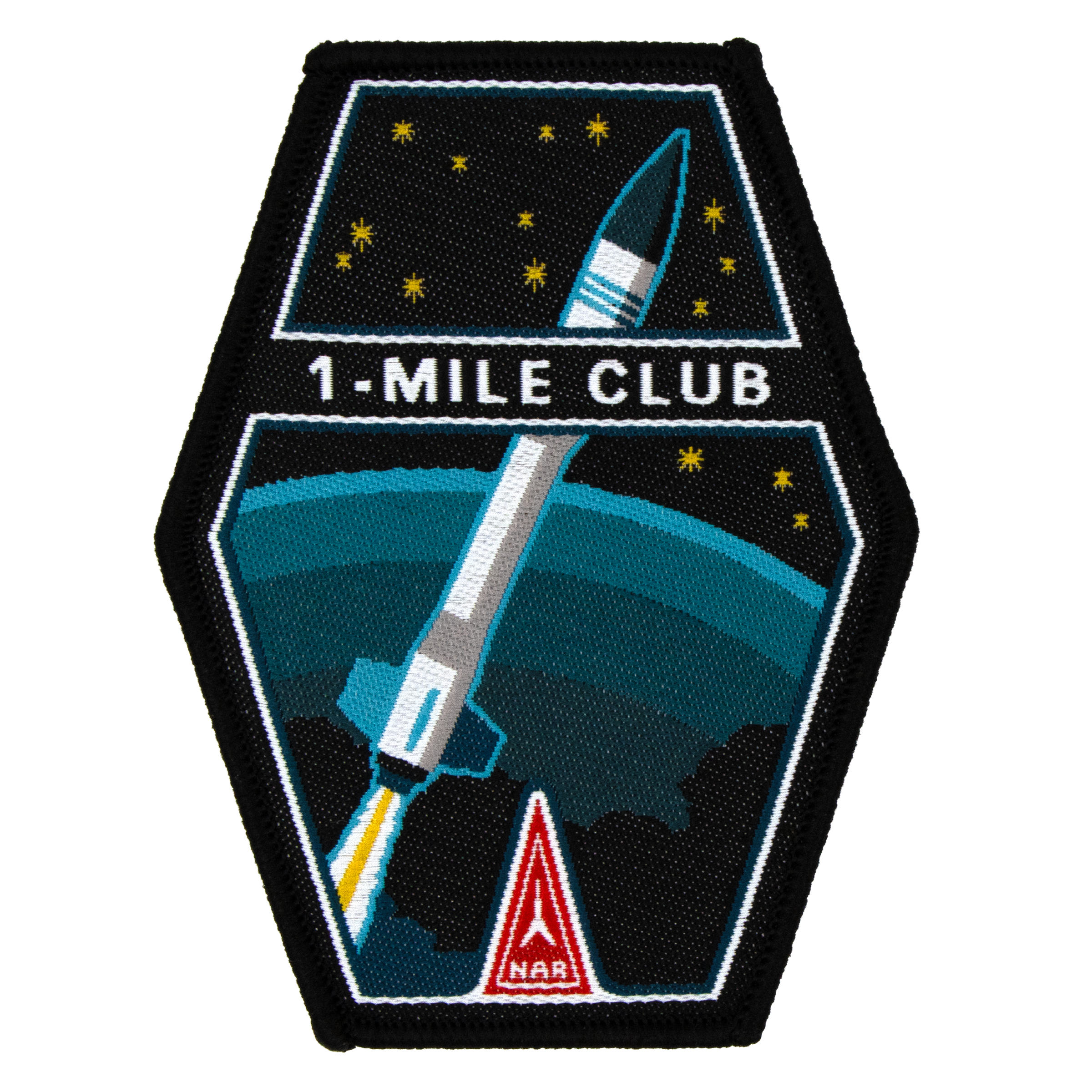National Association of Rocketry (NAR) 1-Mile Club Patch