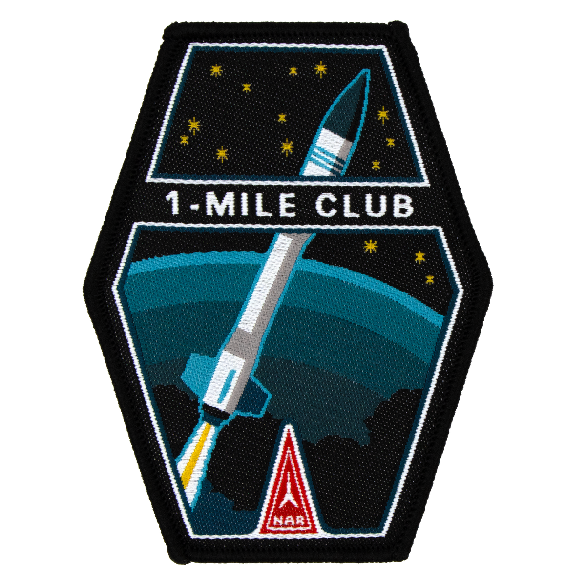 National Association of Rocketry (NAR) 1-Mile Club Patch