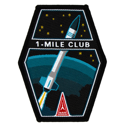 National Association of Rocketry (NAR) 1-Mile Club Patch