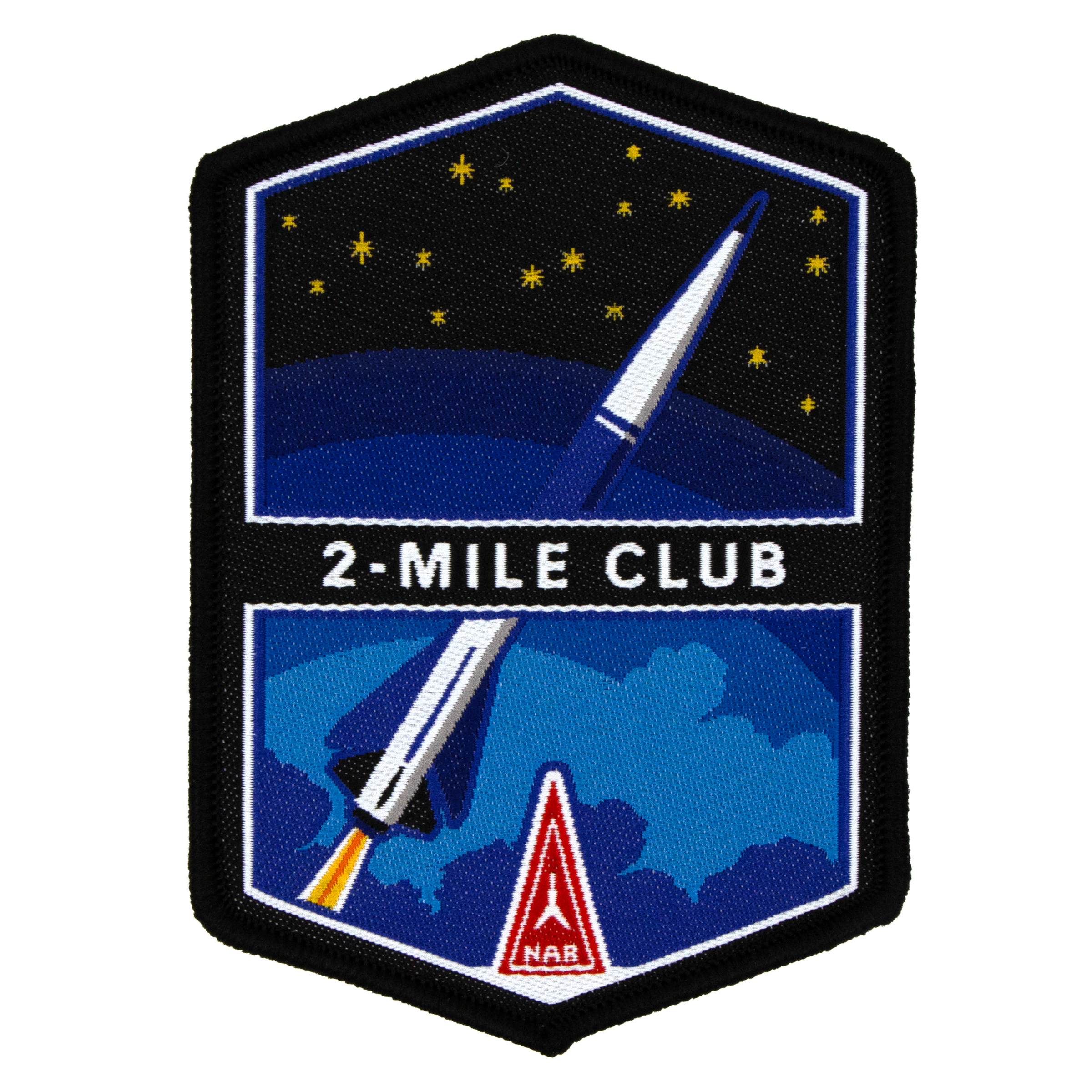 National Association of Rocketry (NAR) 2-Mile Club Patch