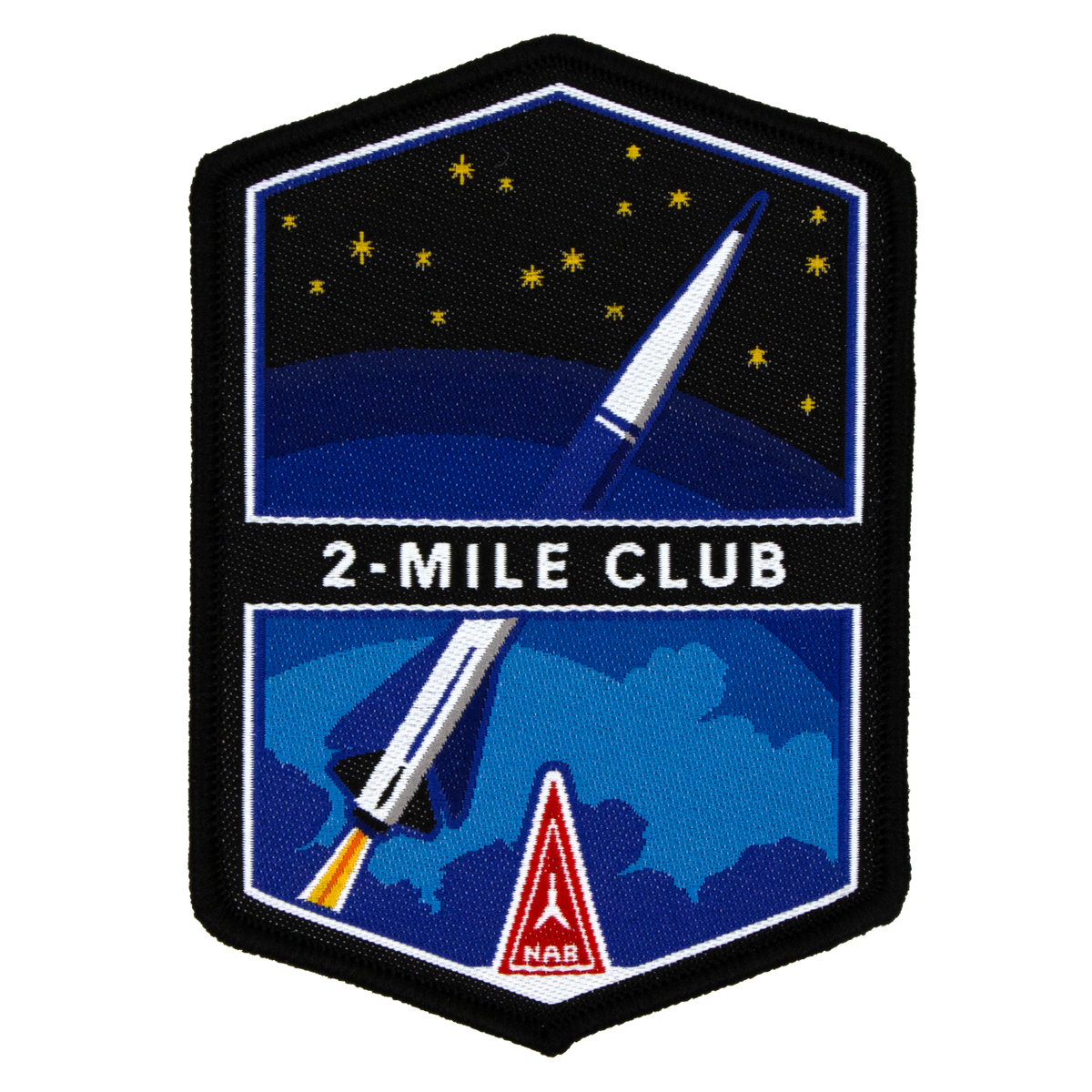 National Association of Rocketry (NAR) 2-Mile Club Patch