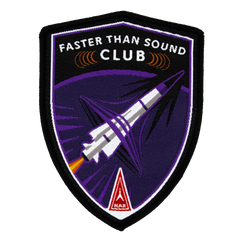 NAR Faster Than Sound Club Patch
