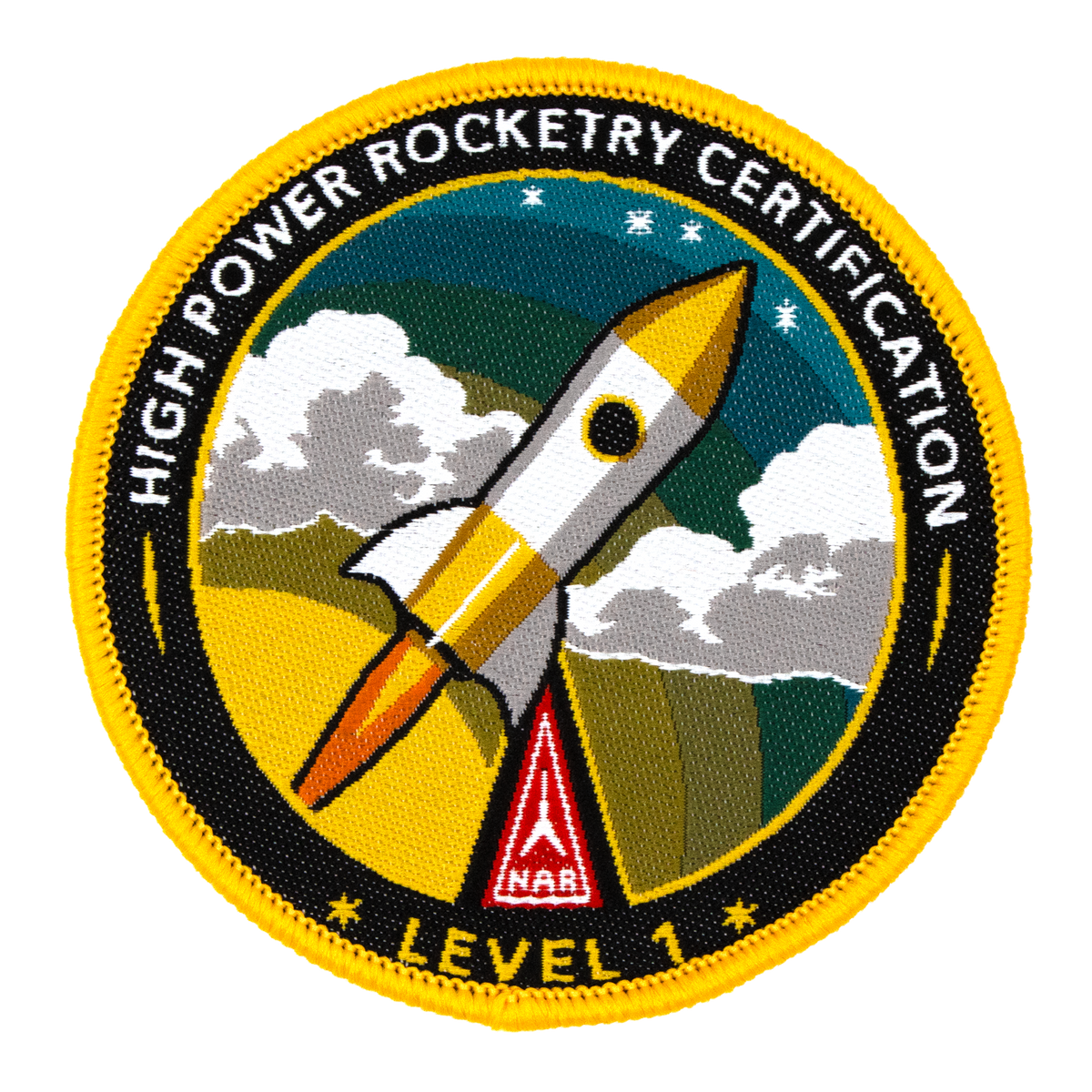 National Association of Rocketry (NAR) High Power Rocketry Certification Level 1 Patch