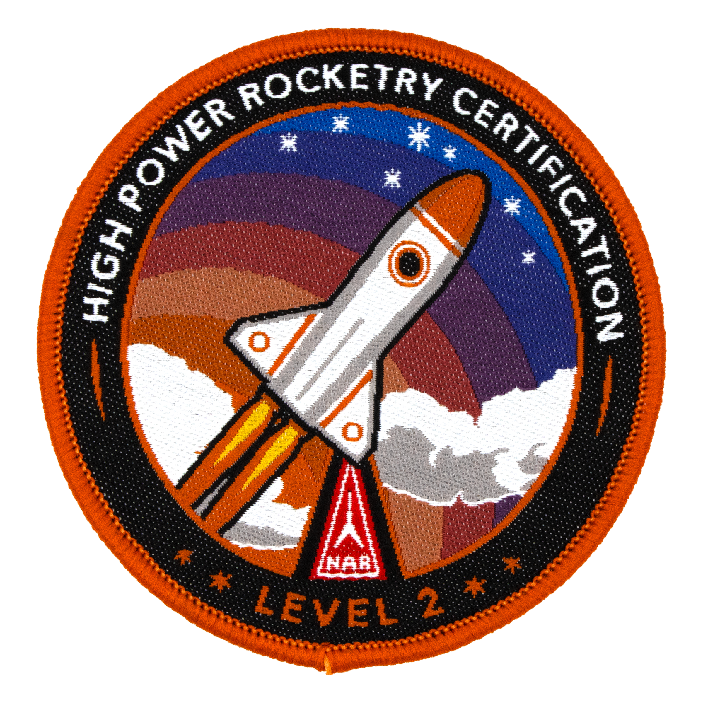 National Association of Rocketry (NAR) High Power Rocketry Certification Level 2 Patch