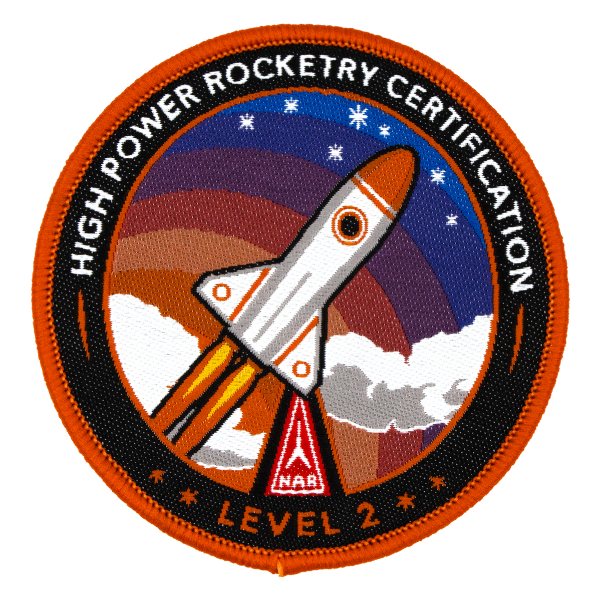 National Association of Rocketry (NAR) High Power Rocketry Certification Level 2 Patch