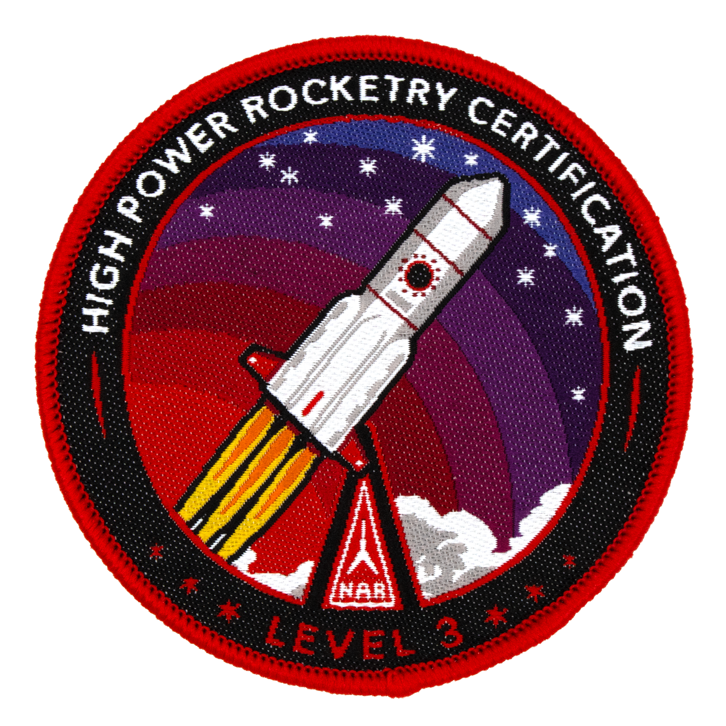 National Association of Rocketry (NAR) High Power Rocketry Certification Level 3 Patch