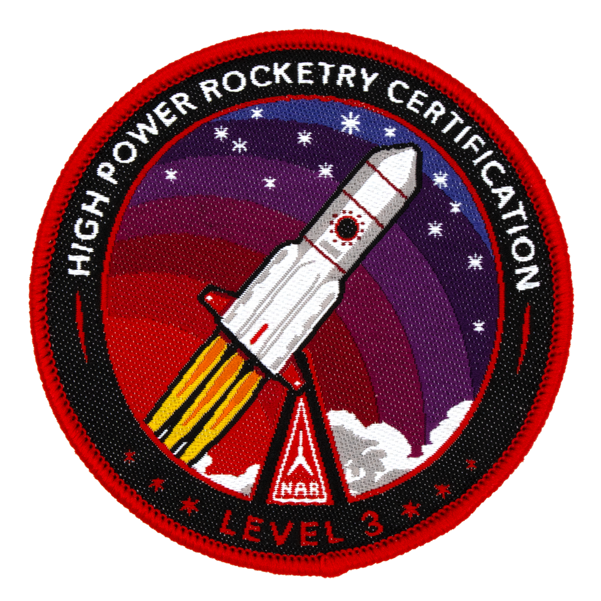 National Association of Rocketry (NAR) High Power Rocketry Certification Level 3 Patch