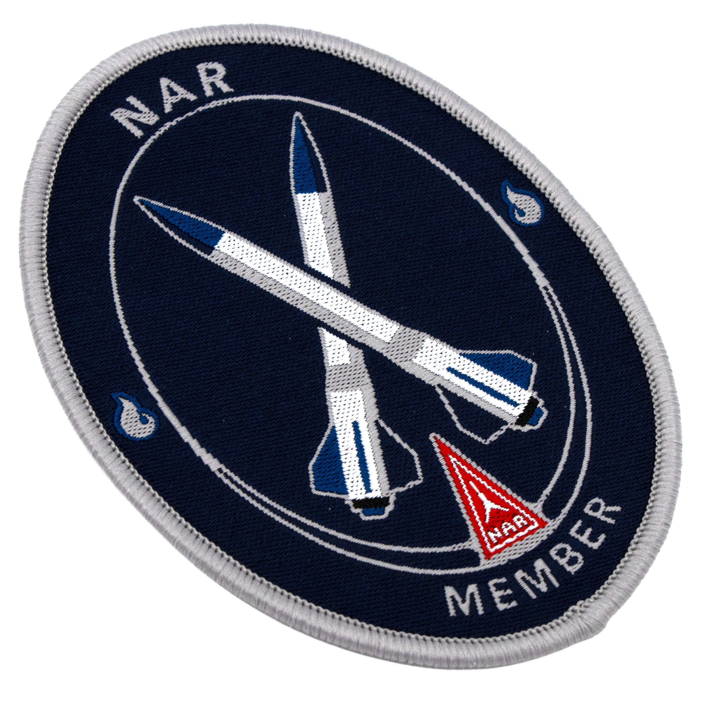 National Association of Rocketry (NAR) Member Patch - Embroidered Iron-on Achievement Patch