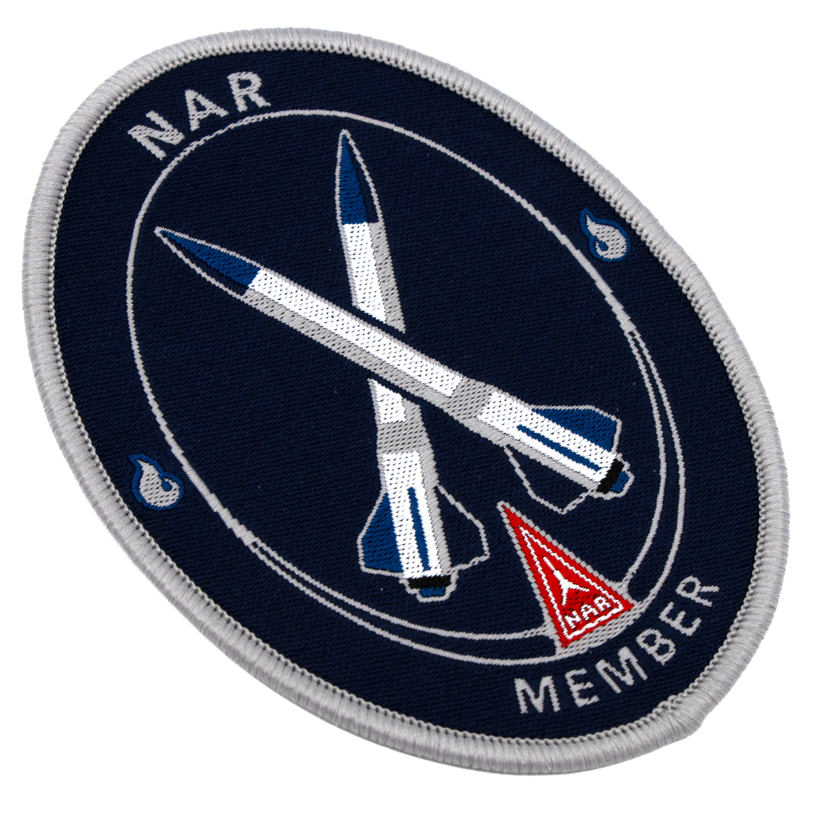 National Association of Rocketry (NAR) Member Patch - Embroidered Iron-on Achievement Patch