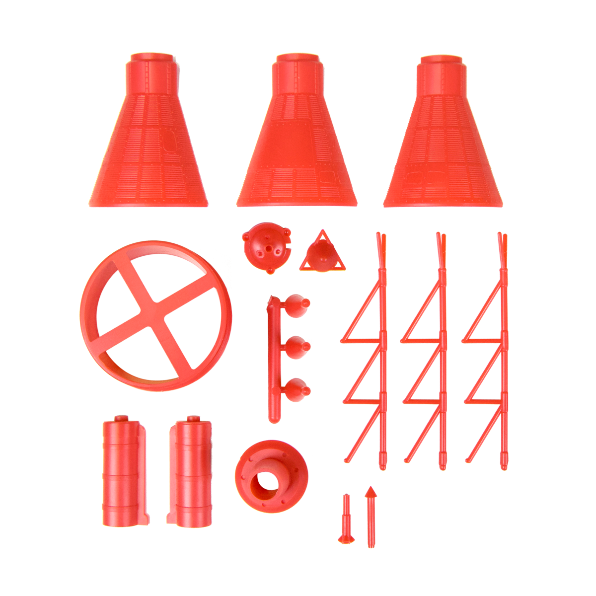 Mercury Redstone Capsule Plastic Parts