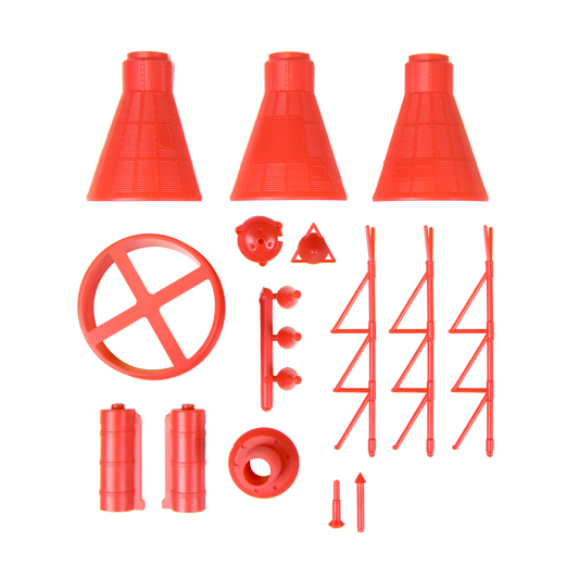 Mercury Redstone Capsule Plastic Parts
