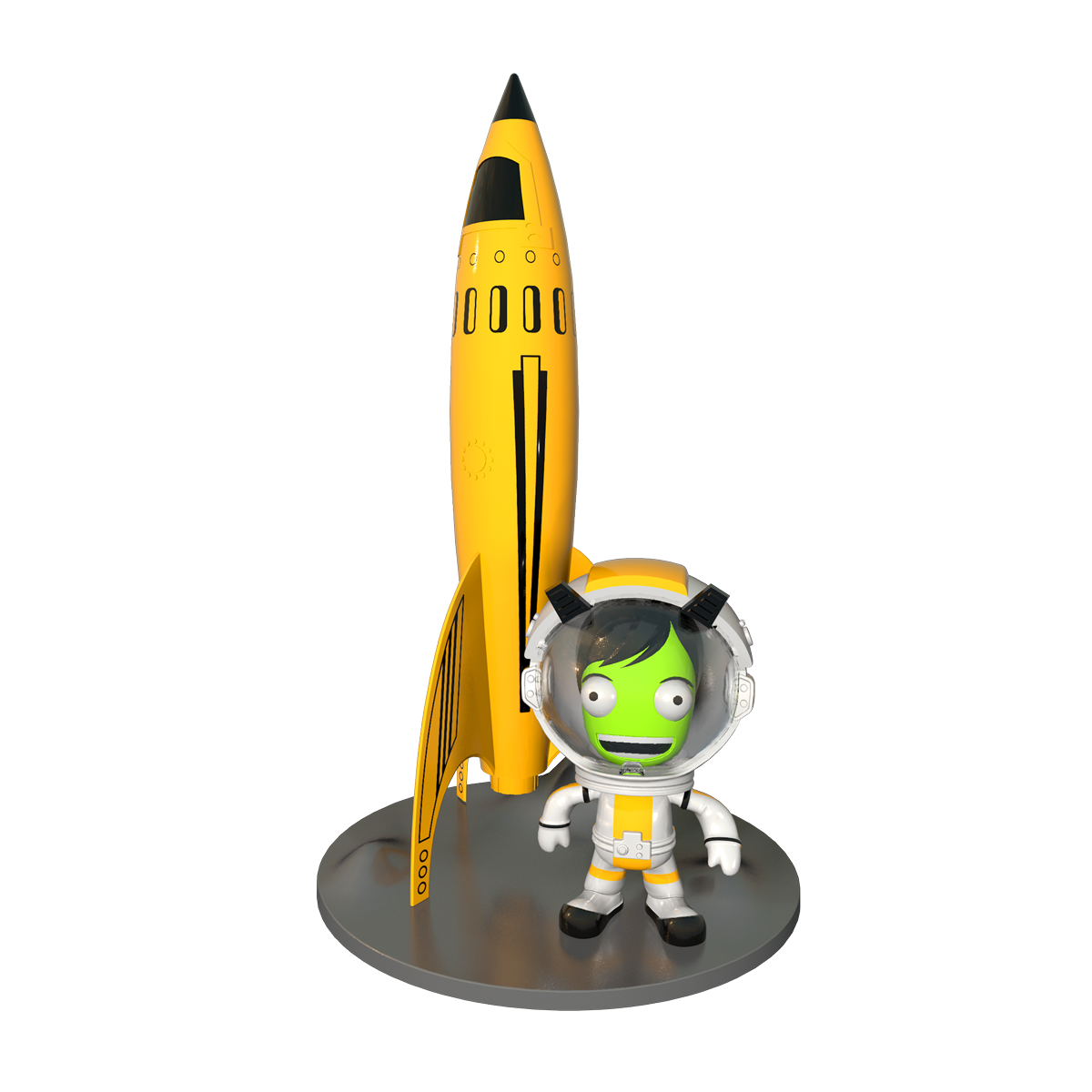 Estes Kerbal Val Moondog Desktop Display Figurine