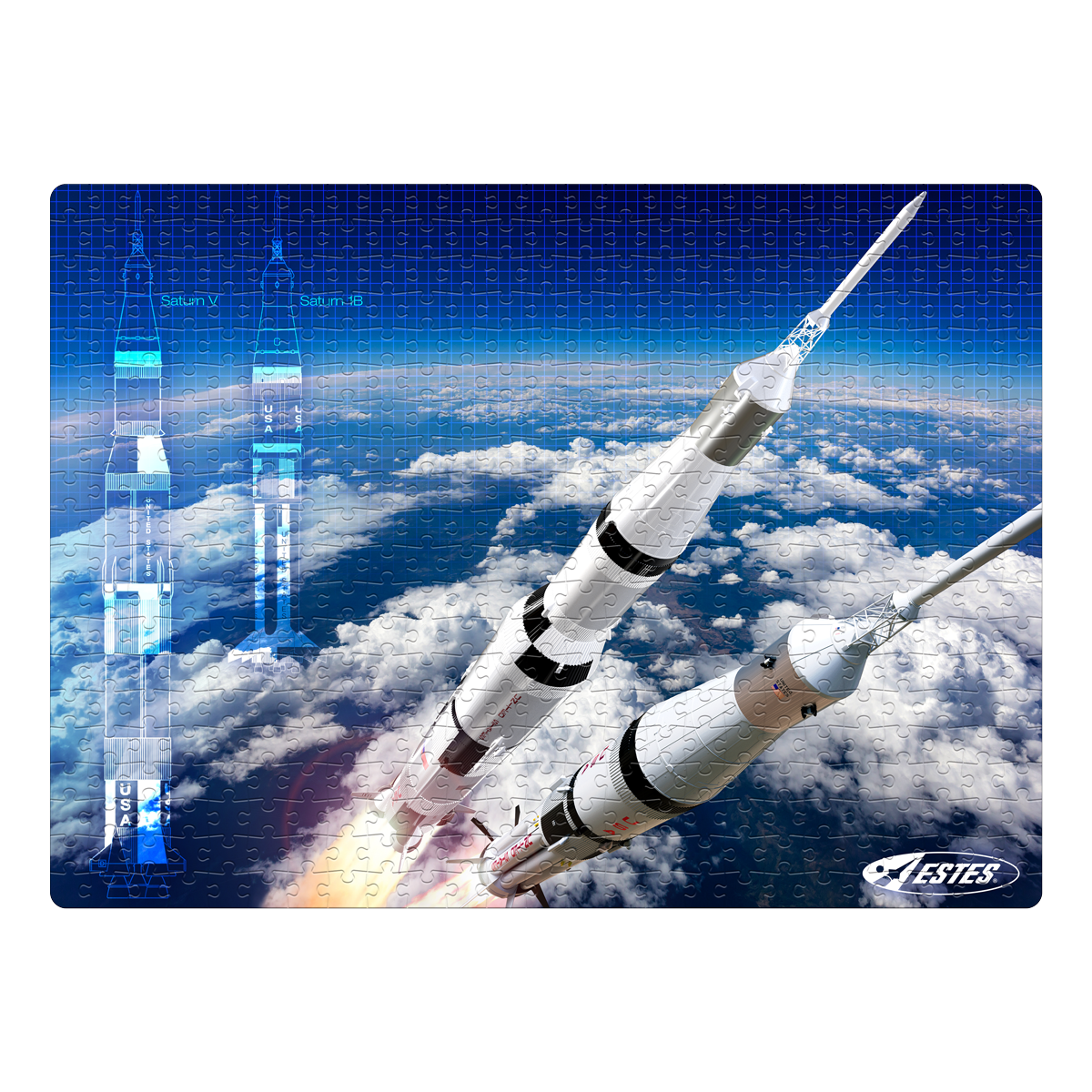 Speelgoed recensie: Ravensburger 3D puzzel Apollo Saturn V raket Speelgoed recensie: Ravensburger 3D puzzel Apollo Saturn V raket