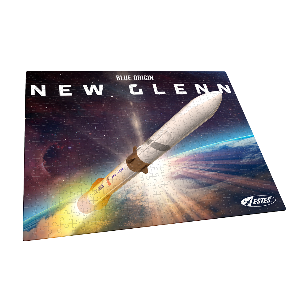 Estes Blue Origin New Glenn Rocket - 500 Piece Puzzle