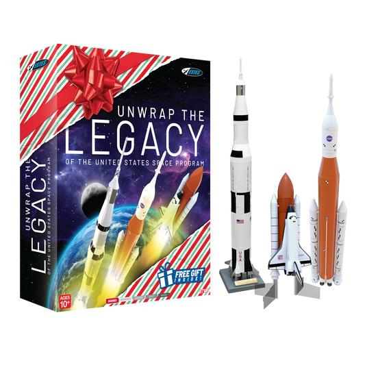 Estes "Unwrap The Legacy" Mega Christmas Bundle - NASA SLS, Space Shuttle, and Saturn V Model Rockets