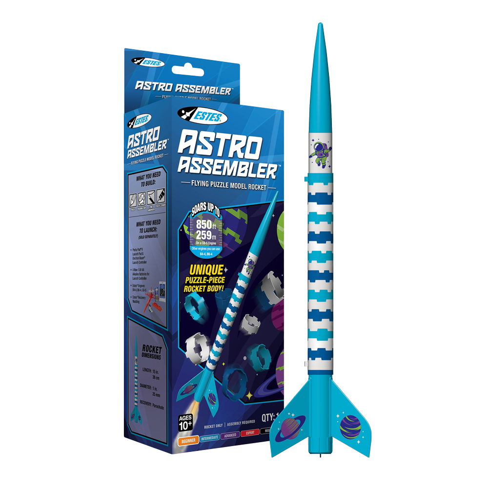 Astro Assembler™ Puzzle Rocket - Beginner Model Rocket Kit | Estes