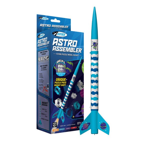 Astro Assembler™ Puzzle Rocket - Beginner Model Rocket Kit | Estes