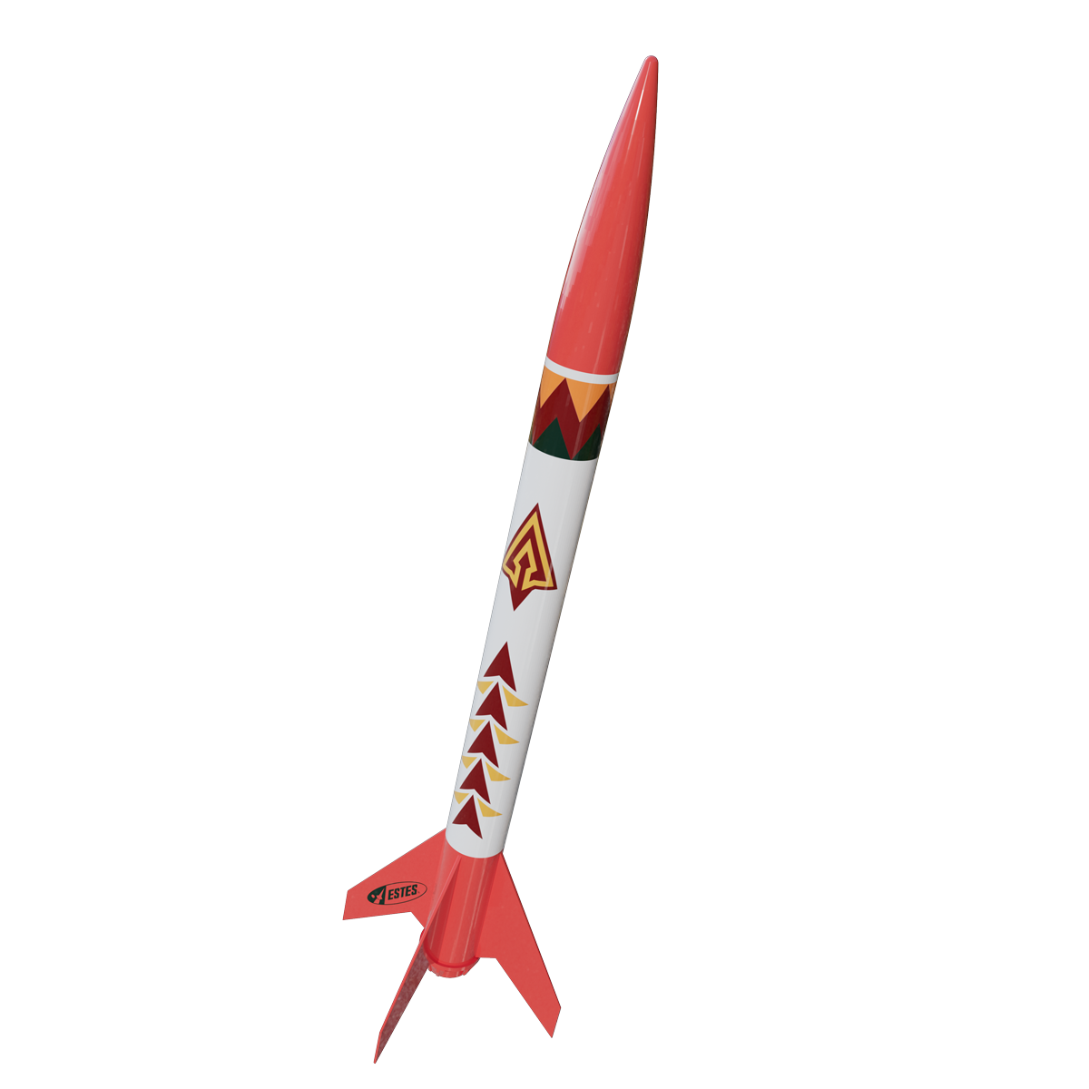 Estes Trailblazer Trio Red Model Rocket 