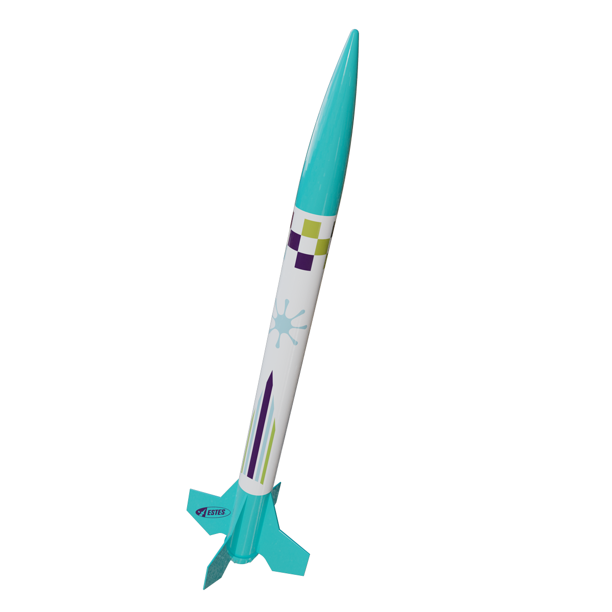 Estes Trailblazer Trio Teal Model Rocket 