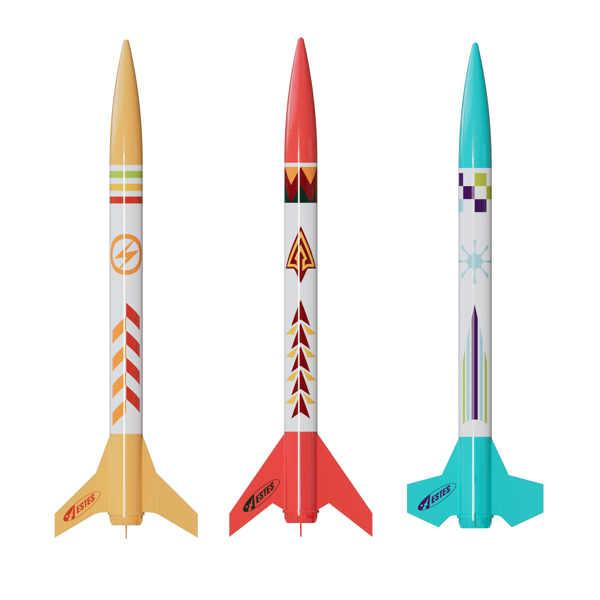 Estes Trailblazer Trio 3 Pack Model Rockets