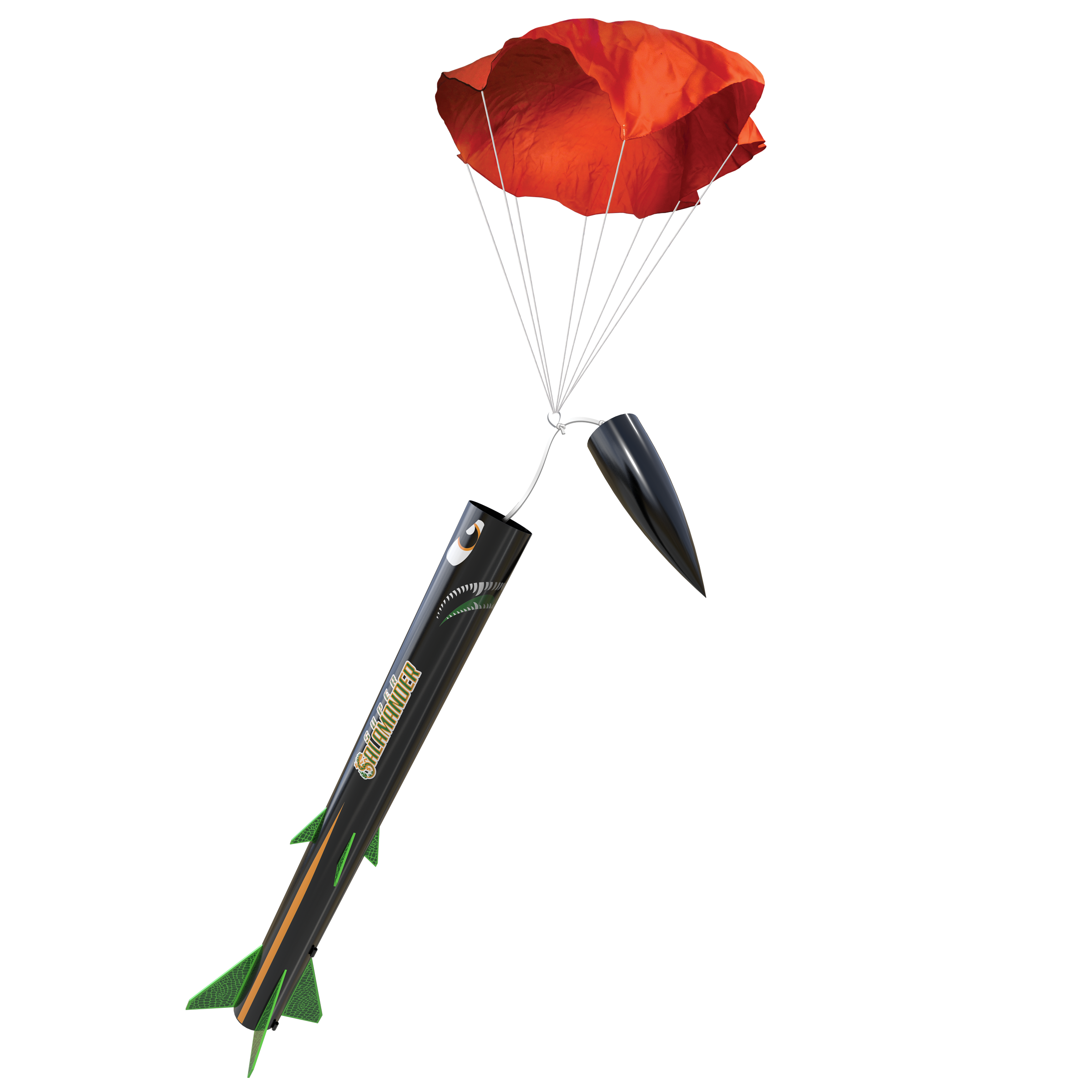 Estes Super Salamander Cluster Model Rocket with Parachute Recovery