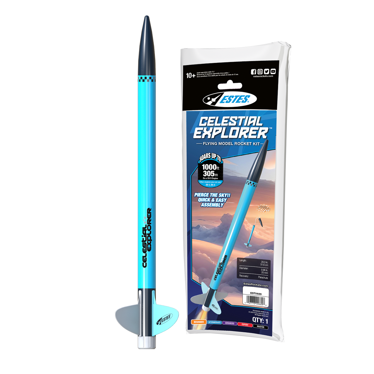 Estesxd Rockets Beginner Model Rockets – Easy-to-Build & Launch | Estes Rockets