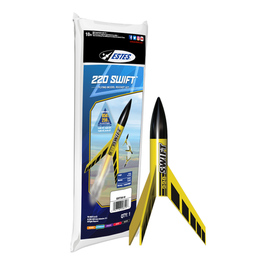 Estes 220 Swift Intermediate Flying Model Rocket Kit